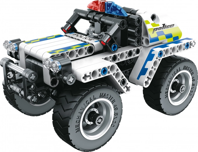 Kit de construcción de coche de policía 16 cm