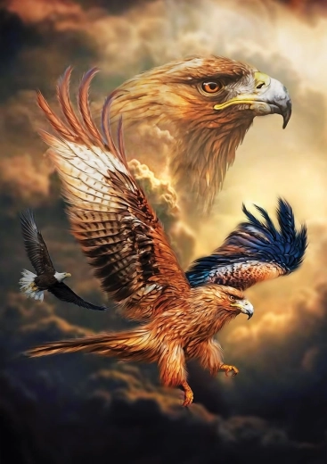 Puzzle Águila de 1000 piezas