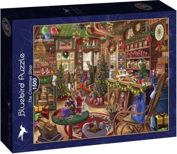 Puzzle Bluebird Tiendita navideña, 1500 piezas