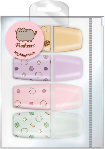 Resaltadores Pusheen: set de adorables resaltadores pastel