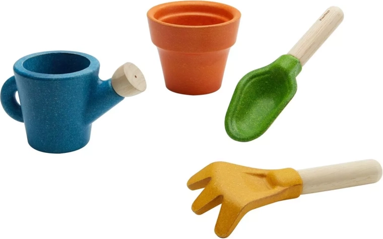 Set de jardinería infantil PlanToys