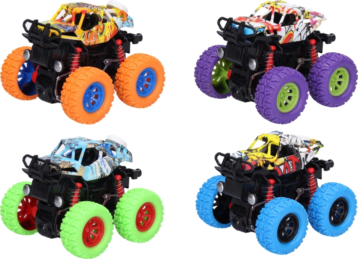 Coche todoterreno de fricción de 9,5 cm - 1 unidad