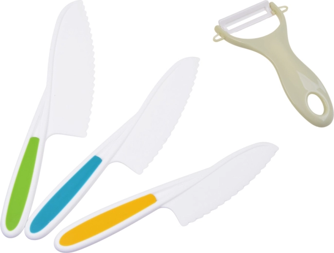 Cuchillos infantiles con agarre cómodo