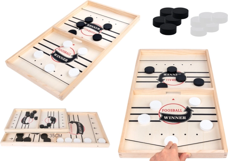 Juego de hockey rápido de madera de 36 cm