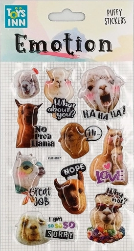 Pegatinas emociones llama