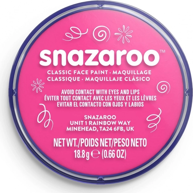 Snazaroo pintura facial rosa brillante 18 ml