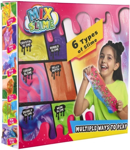 Set de slimes con accesorios (6 uds.)