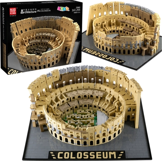 Bloques de construcción arquitectónicos del Coliseo romano (6466 piezas)