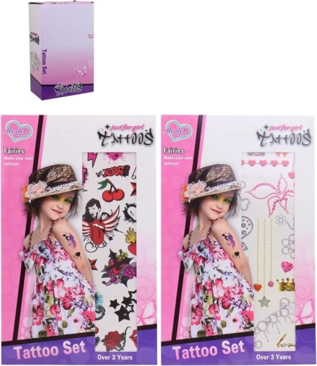 Tatuaje infantil para niñas - 1 unidad