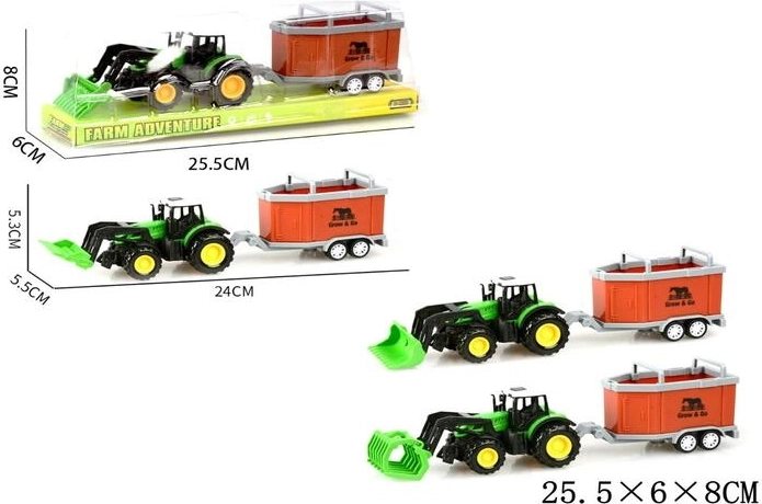 Tractor con remolque