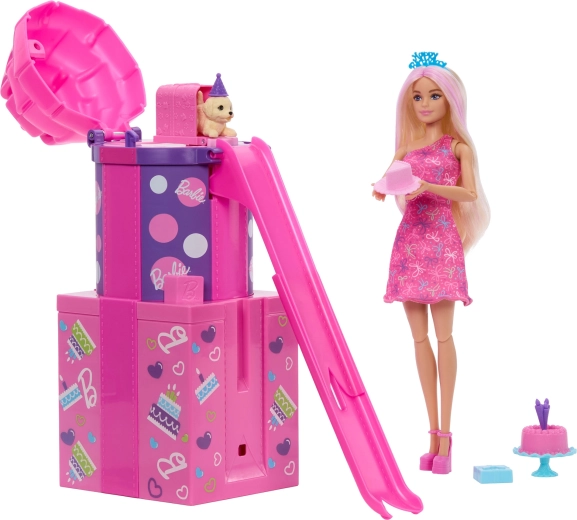 Tobogán para el perrito y divertido juego de roles