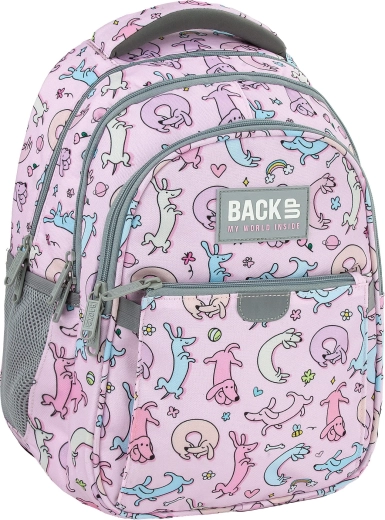 Mochila con espalda ergonómica y 3 compartimentos