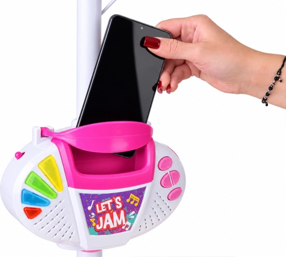 Soporte para teléfono y entrada de audio