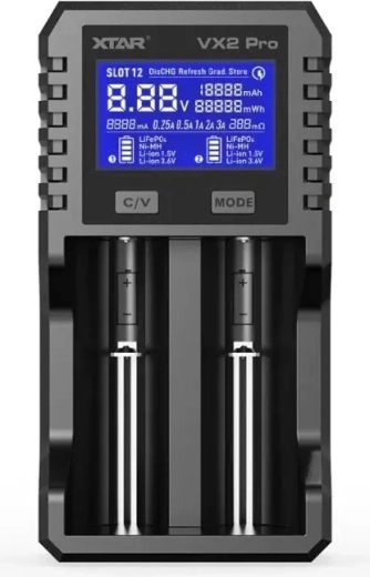 Cargador de baterías XTAR VX2 Pro
