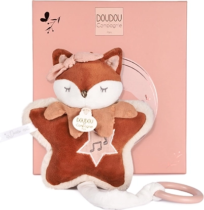 Doudou set de regalo peluche zorrita Mina con mecanismo musical 16 cm