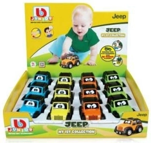 Cochecito de plástico Jeep para niños