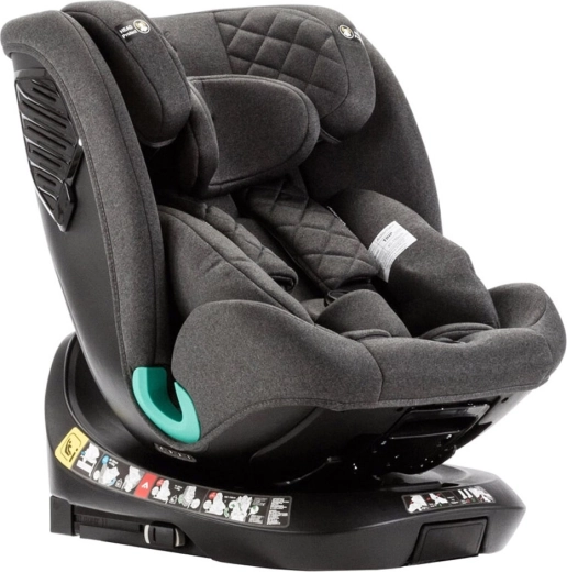 ADAMEX silla de coche con base giratoria Trip (40–150 cm) – Gris