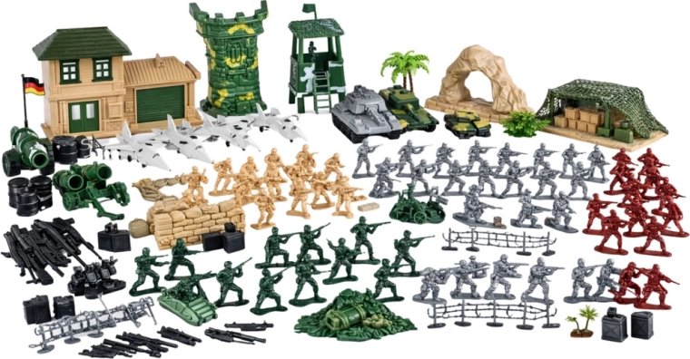 Mundo de misiones militares de 300 piezas