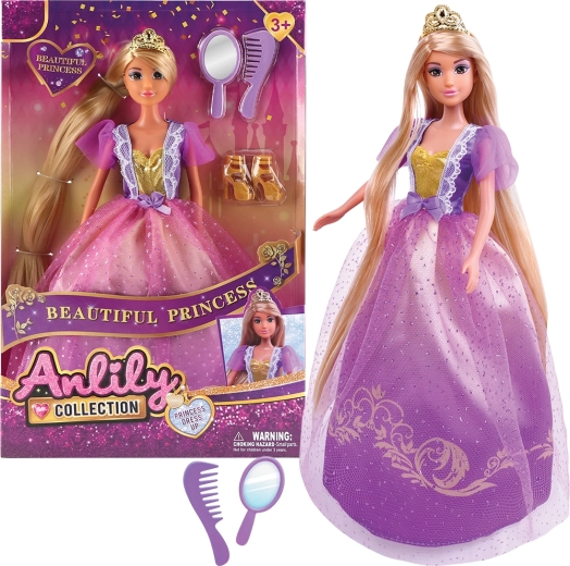 Muñeca de moda con vestido arcoíris Sparkys 32 cm