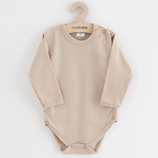 Body de bebé de apertura completa New Baby Classic II en beige claro