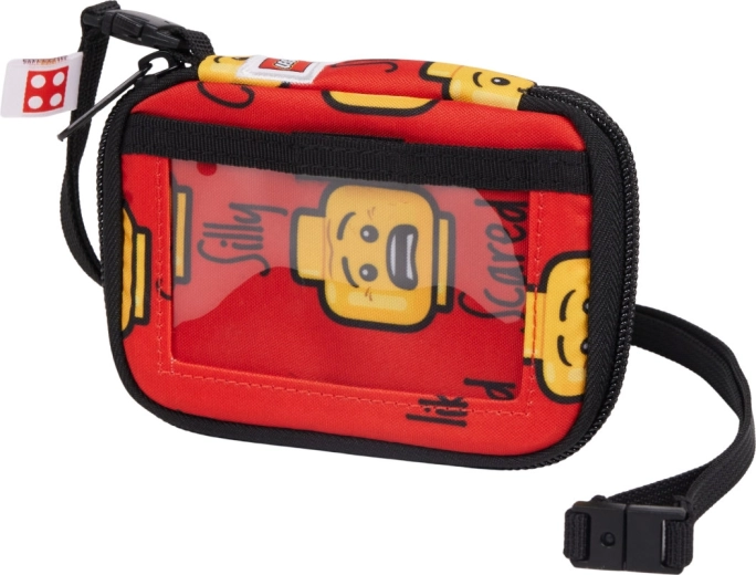 Cartera de viaje roja LEGO Minifigures today i feel