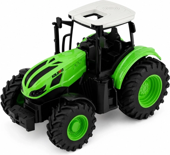 Tractor realista 1:24 con grandes ruedas todoterreno