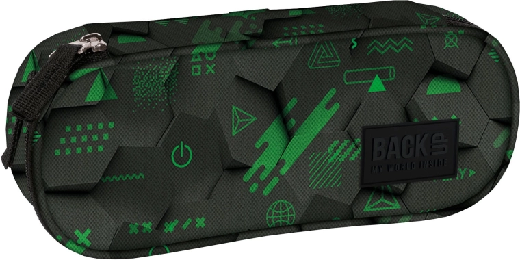 Estuche escolar tipo etui BackUP gaming geometría - 1 pieza