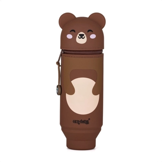 Estuche de silicona para lápices Oso