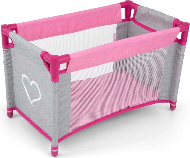 Cuna/parque con malla para un sueño tranquilo de la muñeca