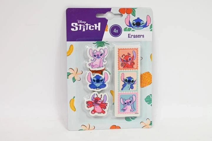 Gomas Stitch – set de 4 uds