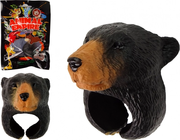 Anillo educativo con cabeza de oso para niños