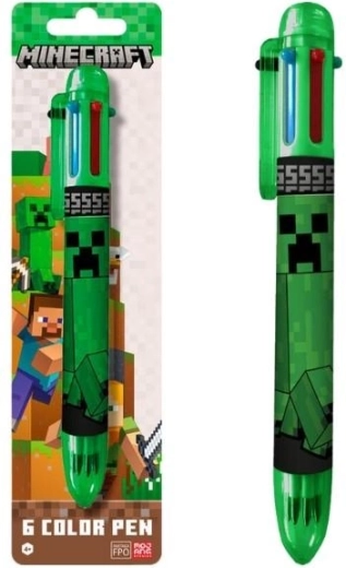 Bolígrafo de seis colores de Minecraft