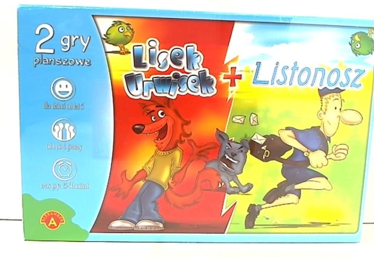 Lisek urwisek y el Cartero – set de 2 juegos de mesa de carreras
