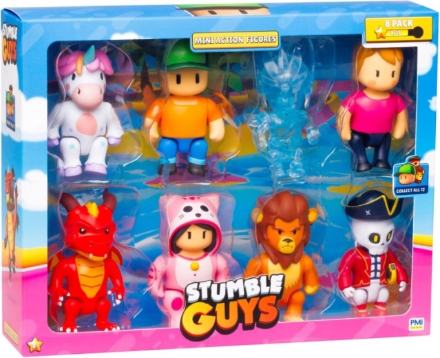 Figura de acción Stumble Guys 8 paquetes