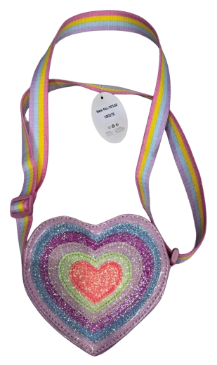 Bolso infantil Pink arcoíris con corazones