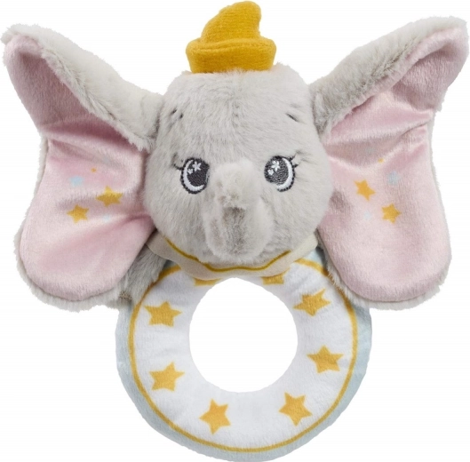 Sonajero de peluche DISNEY DUMBO con anilla de agarre