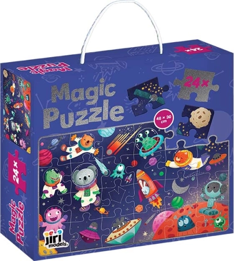 Puzzle brillante en caja Universo