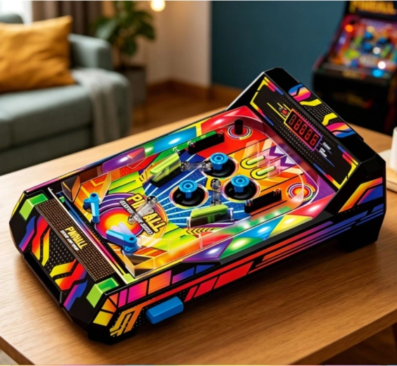Efectos LED y sonidos arcade como en una sala de juegos