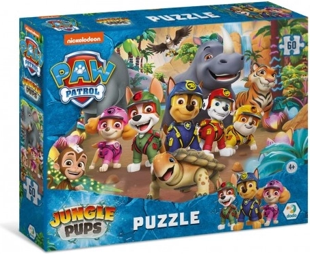 Puzzle Paw Patrol – jungla, 60 piezas