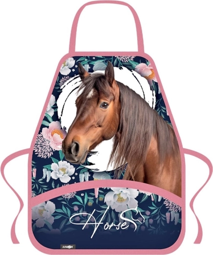 Delantal infantil para plástica Horse - 1 pieza