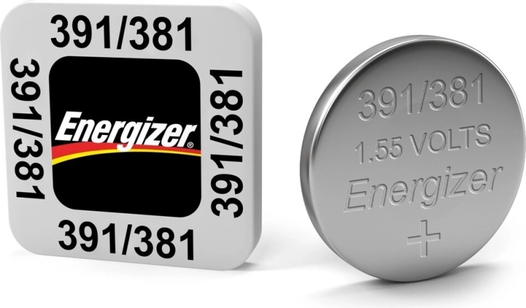 Pila de botón para reloj Energizer 391/381 SR1120 - 1 ud