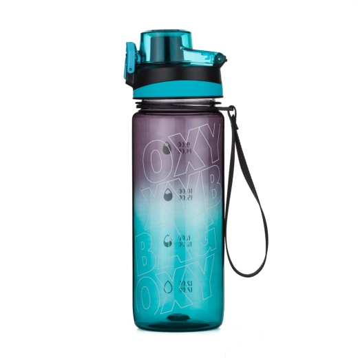 Botella de agua de tritán 800 ml Ombre Night OXY LIFE