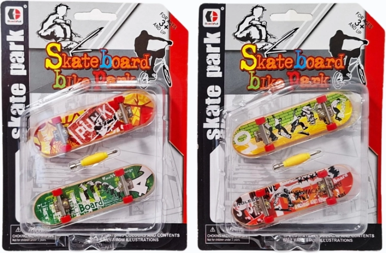 Set de fingerboard: mini monopatines de dedo con herramienta