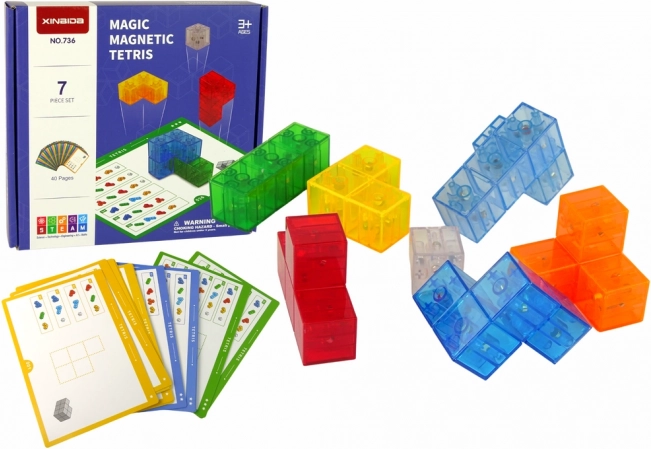 Cubo magnético mágico de 7 piezas