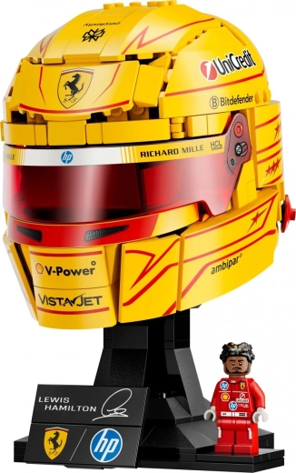 Casco icónico en amarillo Modena para fans de la F1