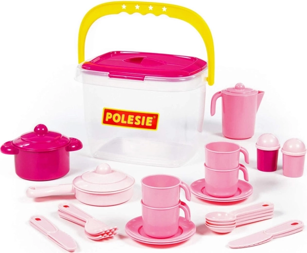 Set de té para cuatro en caja