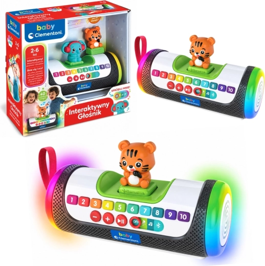 Altavoz interactivo elefante y tigre Clementoni