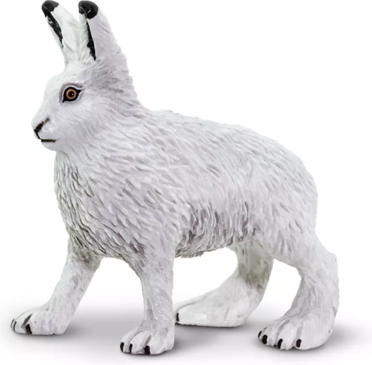 Figura realista de liebre ártica