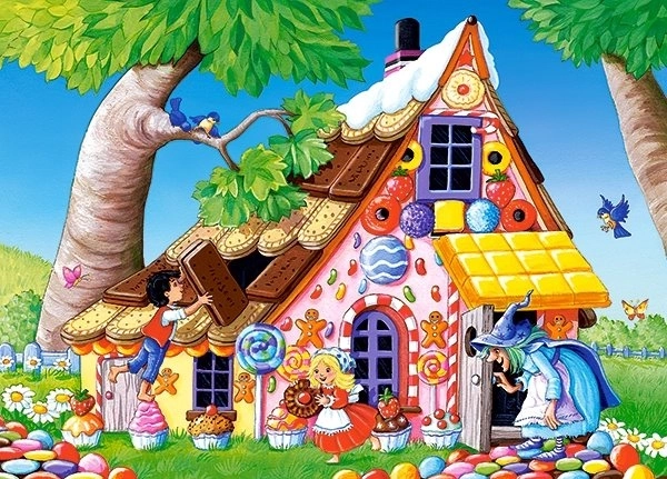 Puzzle de 120 piezas Hansel y Gretel