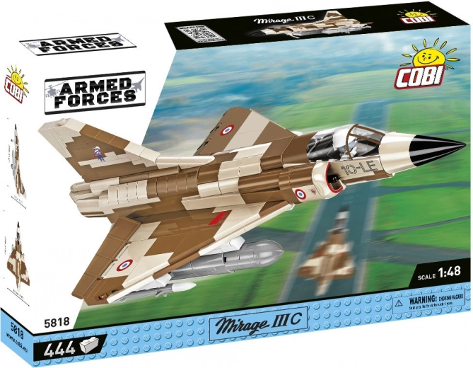 Set de construcción COBI Armed Forces – Mirage IIIC 1:48, 444 piezas